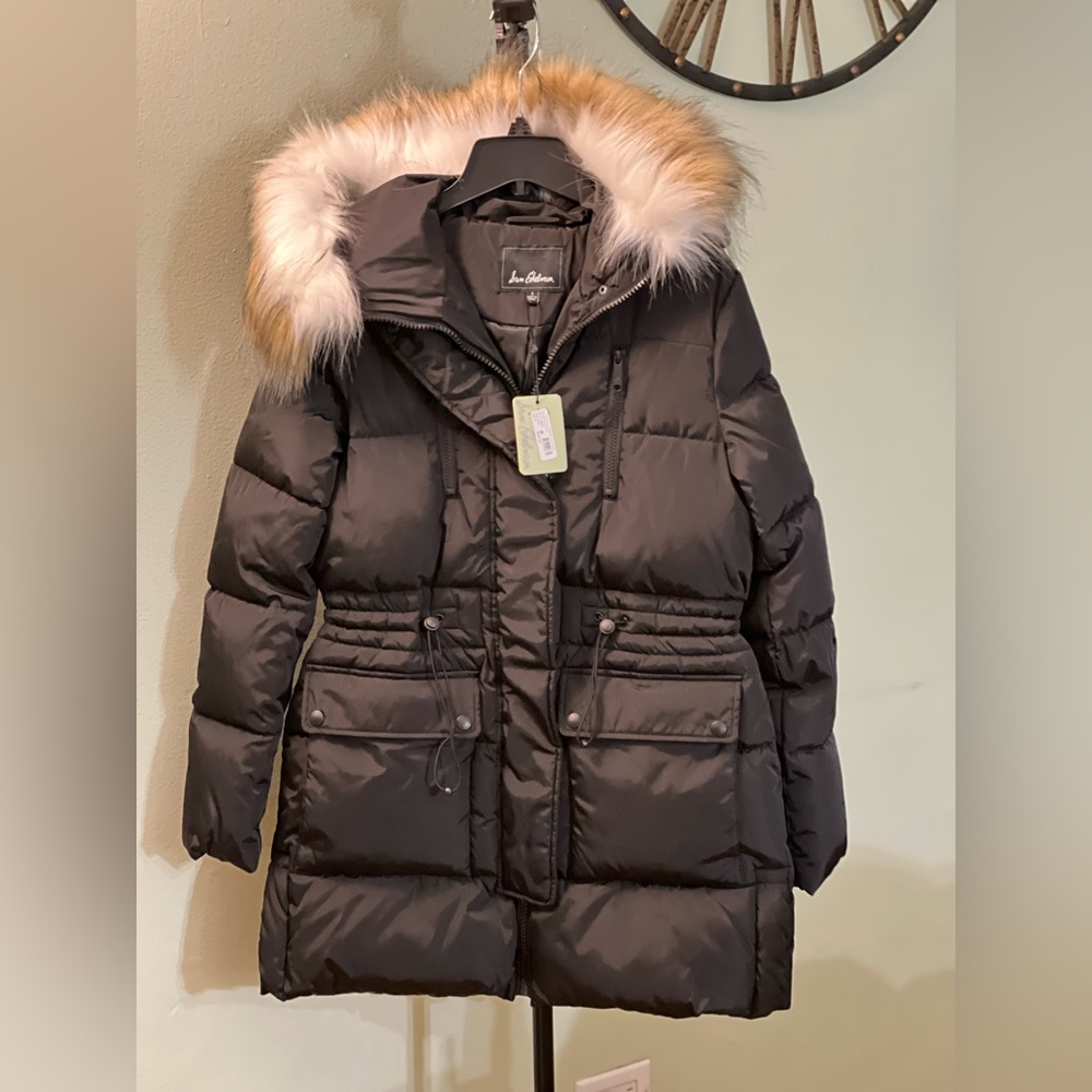 Sam Edelman Water Repellent Parka with Removable Faux Fur Trim